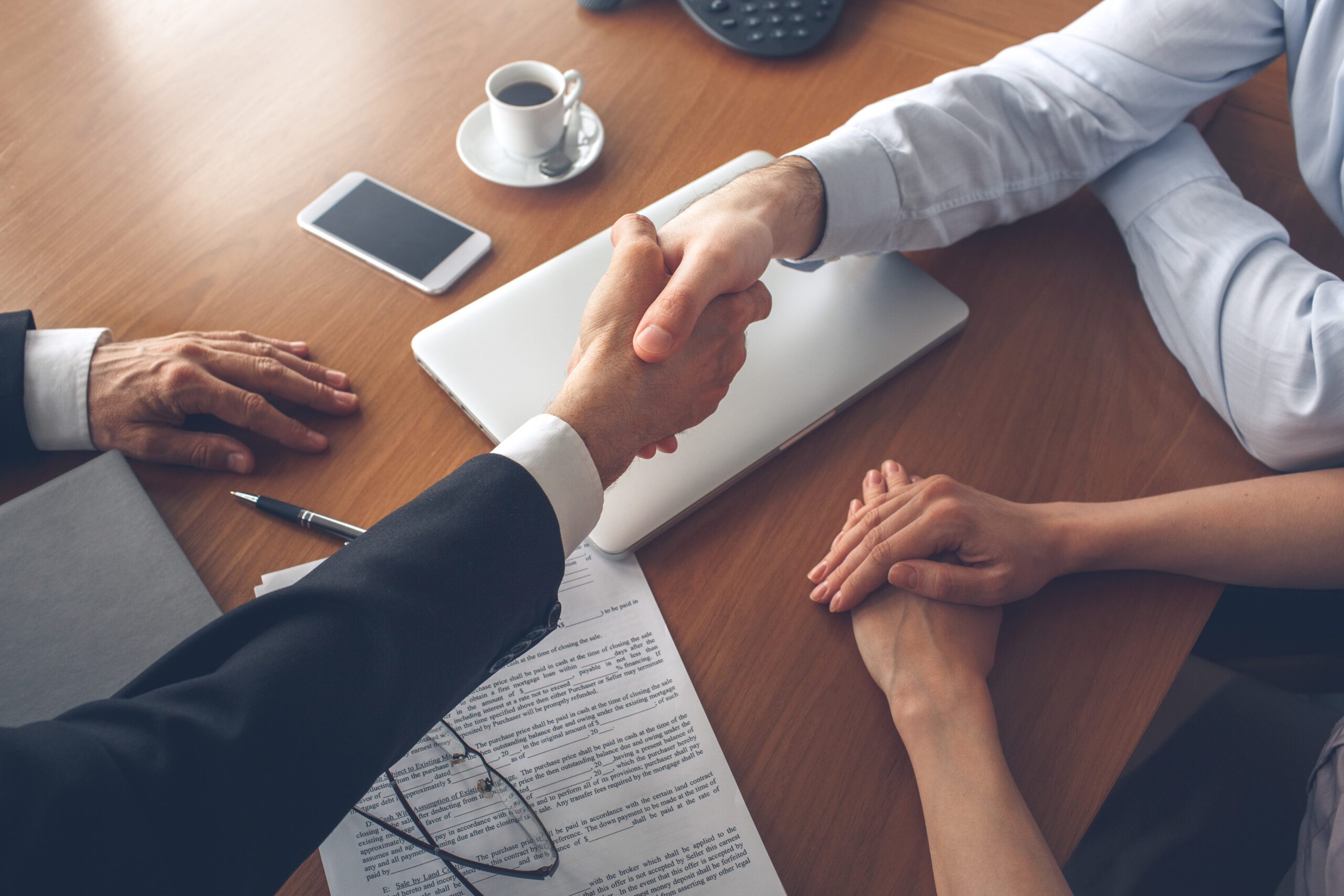 Two Men Shaking Hands
